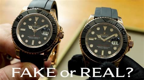 rolex yachtmaster rose gold real vs fake|rolex yacht master watch review.